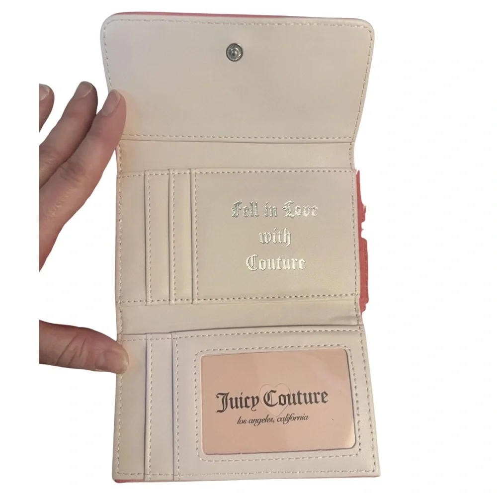 Juicy Couture Pink Lemonade Velour All That Glitters Wristlet Y2K McBling NWT